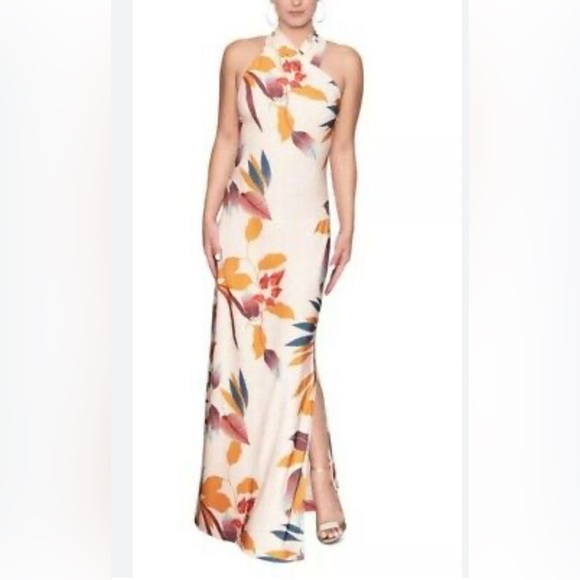 RACHEL Rachel‎ Roy Blush Combo Maxi Dress NWT 0X - Picture 1 of 9